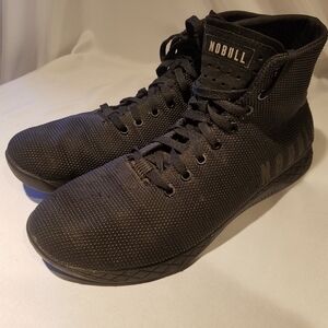 Men's Nobull High Top Black Shoes Size 12